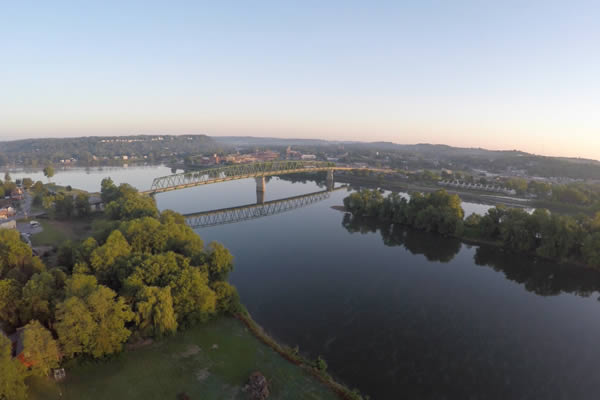 Panoramic of Mid Ohio Valley